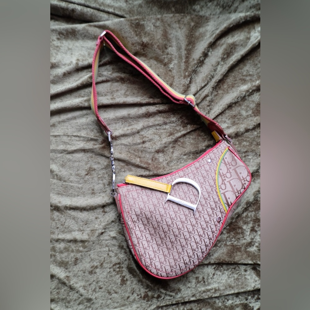 Christian Dior Diorissimo Rasta Shoulder Bag